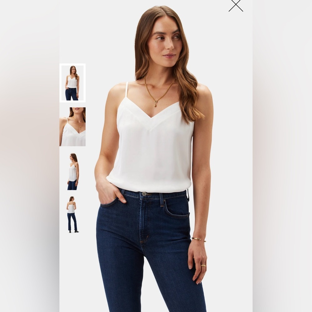 NWT Amour Vert Barlow Recycled Sateen Tank Size Medium